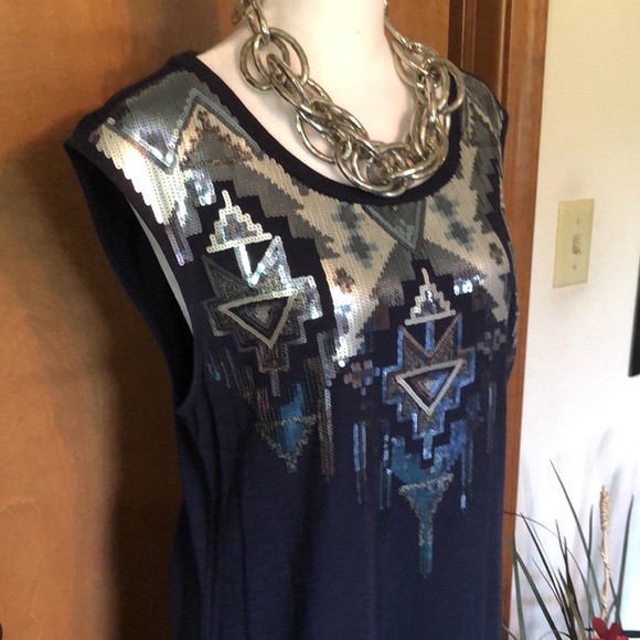 Decadent Sequined Maxi by Express - Picture 3 of 16